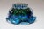 Green Vintage Italian Blue and Green Art Glass Ashtray / Decorative Footed Bowl For Sale - Image 8 of 12