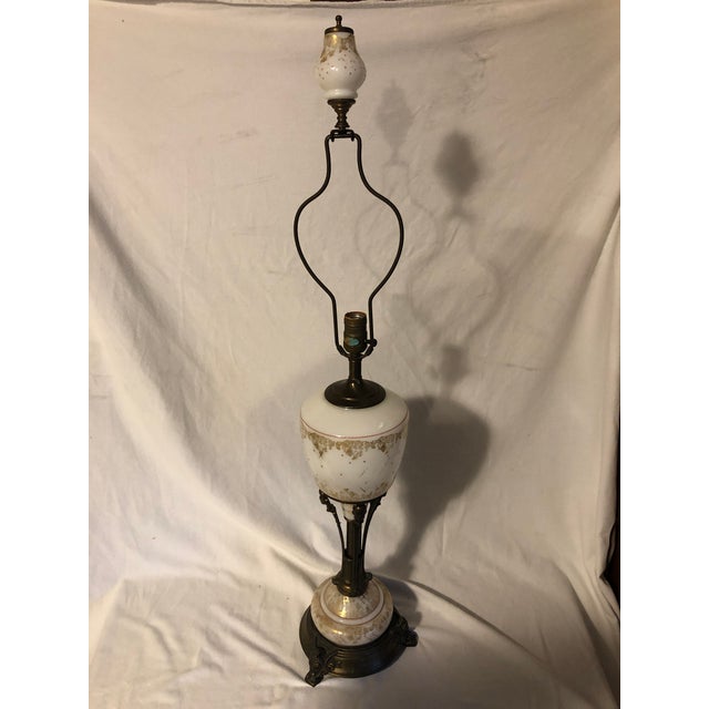 Early 20th Century French Empire Style Gilt Table Lamp For Sale - Image 11 of 11