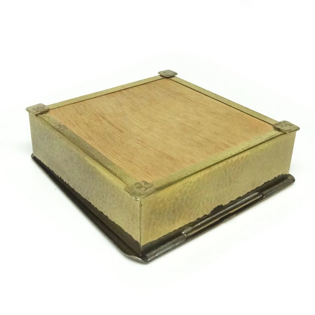 Wood Polish Art Deco Humidor, 1940s For Sale - Image 7 of 7