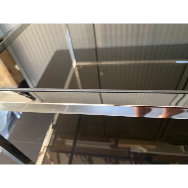 Vintage Bauhaus Coffee Table with Double Glass and Chrome Top, 1970s For Sale - Image 11 of 18
