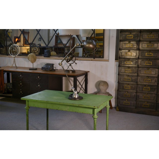 Lamp with 2 Adjustable Arms by Jean-Louis Domecq for Jieldé, 1950s For Sale - Image 4 of 10