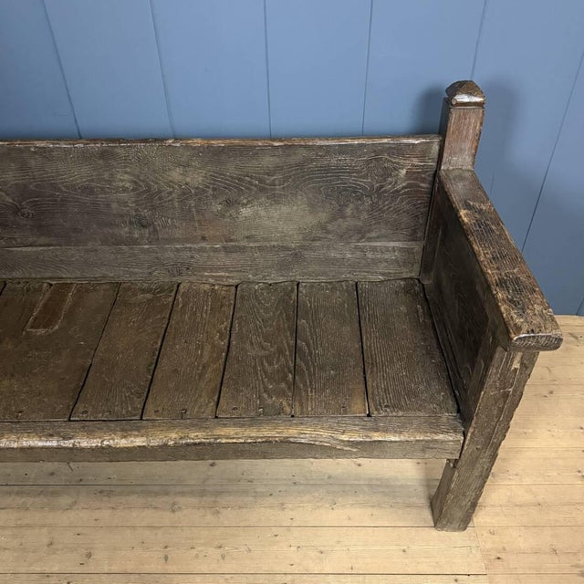 Antique 18th Century Spanish Elm Bench For Sale - Image 14 of 18