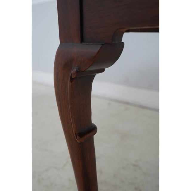 Brown Hickory Chair Co Mahogany Queen Anne Tea Table For Sale - Image 8 of 12