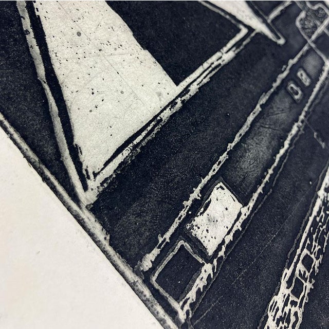 1960s Janusz Wysocki, Entrance to the City, Engraving, 1960s For Sale - Image 5 of 8