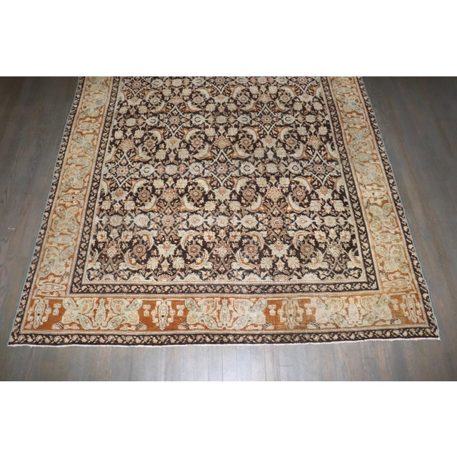 Antique Indian Agra Rug - 6' x 8'9" For Sale In New York - Image 6 of 8