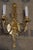A pair of vintage Italian gilt gold / brass sconces which are for hard-wiring. These beautiful sconces have a Hollywood...