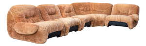 Mid-Century Modern Malù Modular Sofa by Diego Mattu, Italy, 1960s, Set of 5