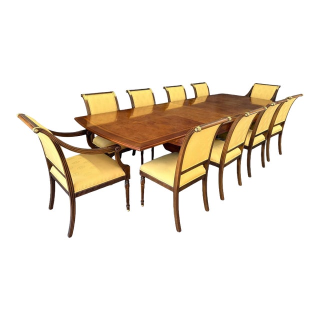 11 Piece High-End Italian-Made Dining Set Attributed to Marzorati For Sale