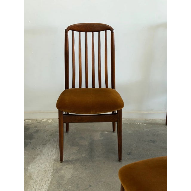 Brown Mid Century Modern Danish Chairs - Set of Six For Sale - Image 8 of 18