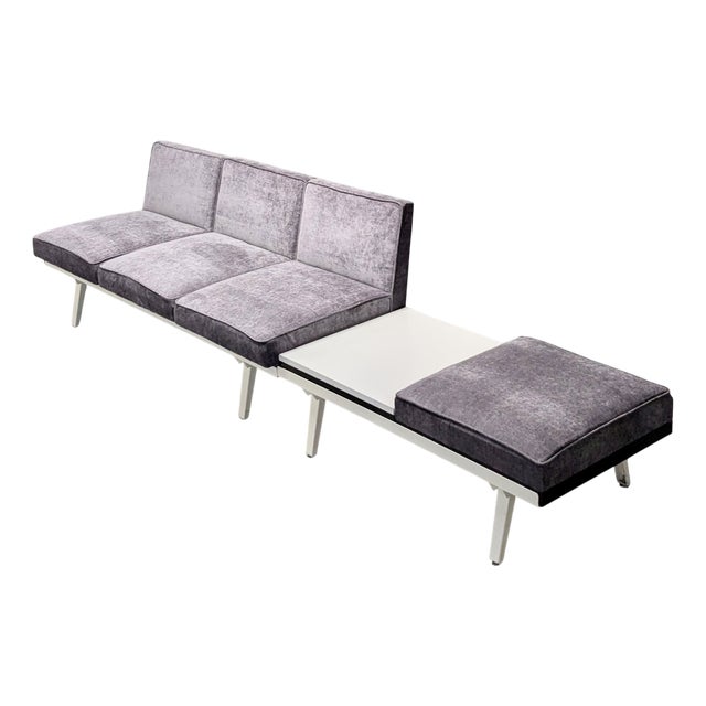 Steel Frame Modular Sofa by George Nelson for Herman Miller, 1960s, Set of 7 For Sale