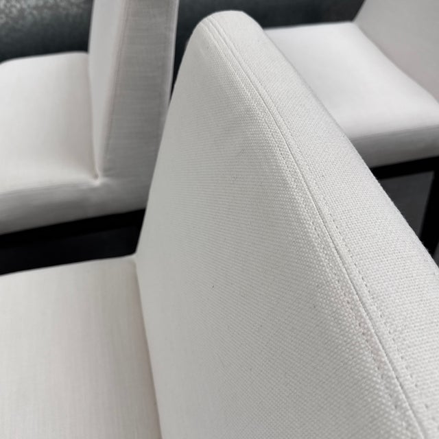 Restoration Hardware Morgan Fabric Dining Chairs, Set of Four For Sale - Image 9 of 12