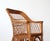 Wood Vintage Armchair in Woven Rattan For Sale - Image 7 of 10