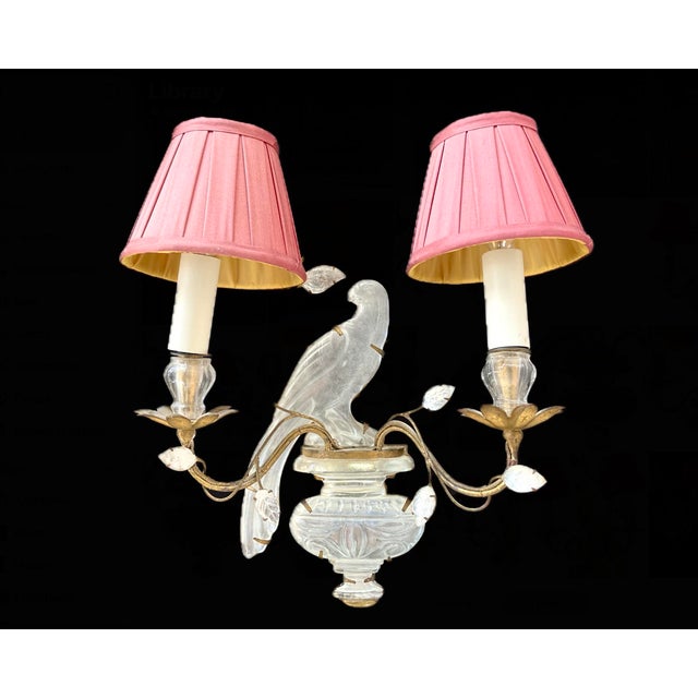 Sculptural Pair of Maison Baguès Style Wall Sconces. Maison Baguès was a French design house specializing in luxury...
