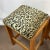 Camel 1970s Mid-Century Safari Boho Chic Faux Leopard Counter Stools, Newly Reupholstered - A Pair For Sale - Image 8 of 12