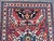Textile Antique Adler Kazak Rug c.1890-1920 Rare Mustache Design Caucasian Collectible For Sale - Image 7 of 8