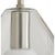 Arteriors Home Contemporary Arteriors Brushed Nickel and Glass Nala Pendant For Sale - Image 4 of 6