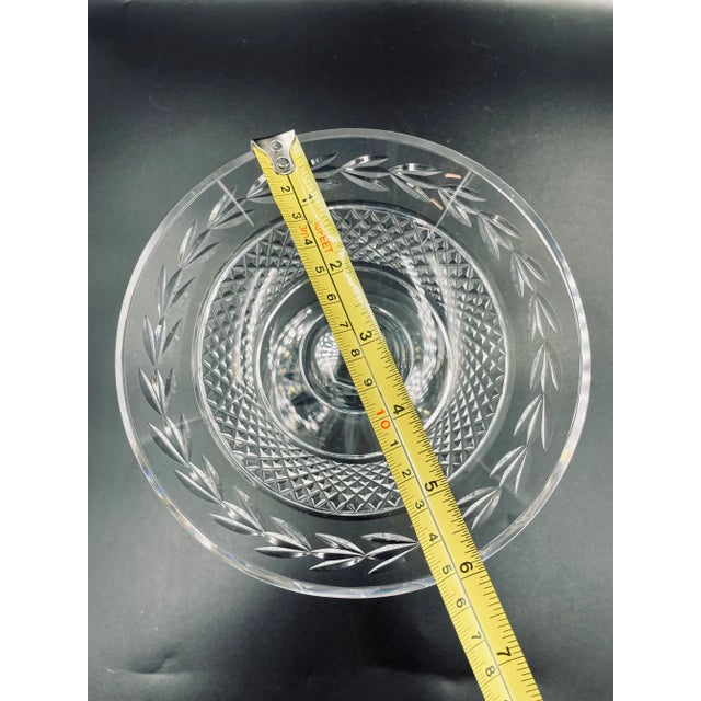 Pair of Corresponding Vintage Waterford Glandore Crystal Compotes For Sale - Image 10 of 13