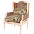 Rococo Louis XV Bergere Pair - Double Caned - Down Filled Clarence House Cushions For Sale - Image 3 of 12