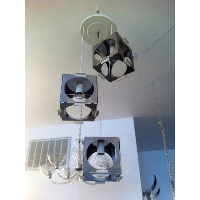 Mid-Century Modern 1970s Reggiani Italian Pendants - a Pair For Sale - Image 3 of 11