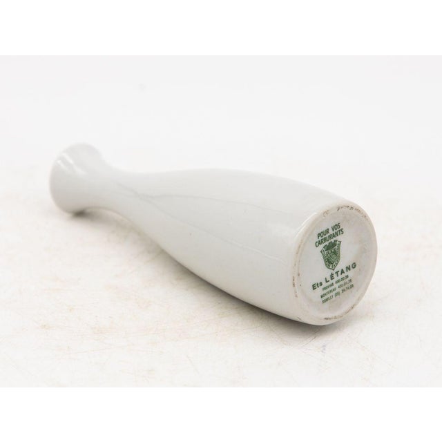 Collection of Three White Single Bud Vases, French Early 21st C. For Sale In New York - Image 6 of 6