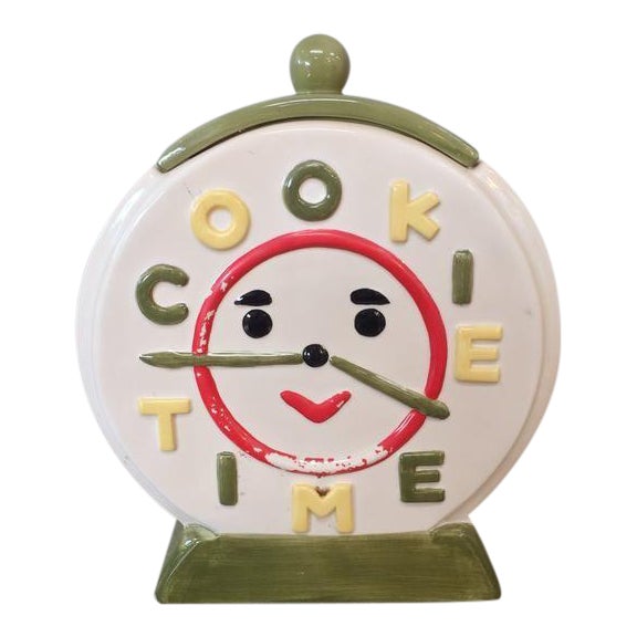 Vintage Cookie Time Jar Chairish
