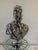 Vintage Marie Antoinette Bust in Silver Metallic Finish Resin For Sale - Image 10 of 10