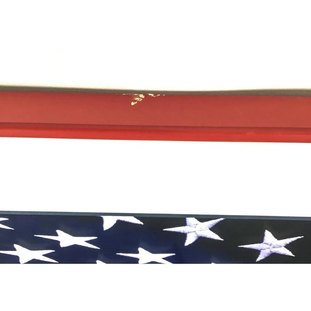 Vintage Framed Print American Flag For Sale In Portland, ME - Image 6 of 9