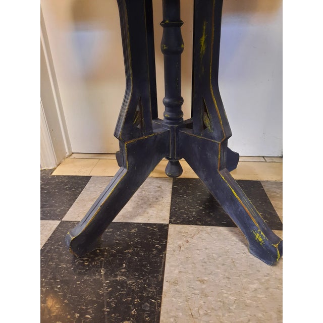 20th Century Eastlake Painted Accent Table For Sale - Image 9 of 10