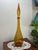 Vintage Mid Century Amber Glass Optic Empoli Genie Decanter 22” Tall In good condition no chips or cracks. Made in Italy!...