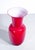 Red Opaline Glass Vase from Venini, 2003 For Sale - Image 10 of 14