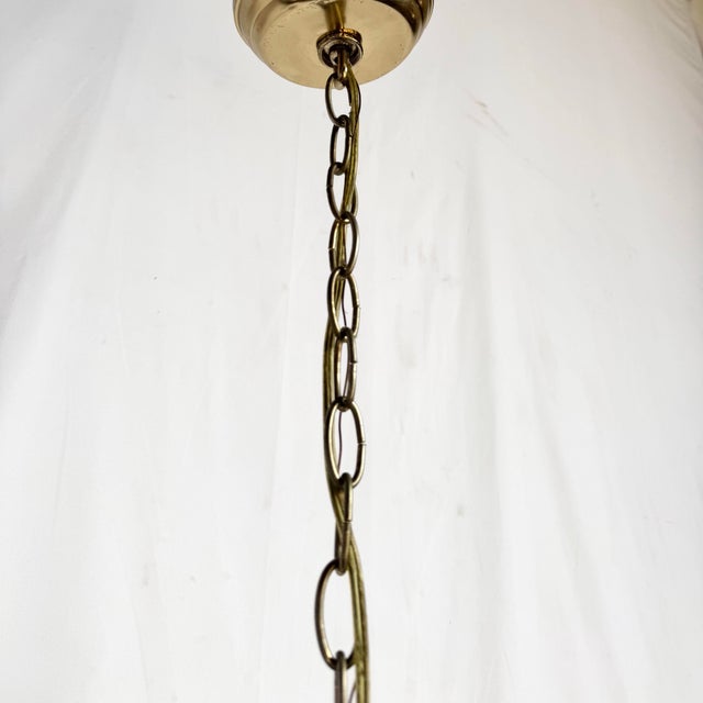 Art Deco Hanging Lucite Chandelier For Sale - Image 11 of 12