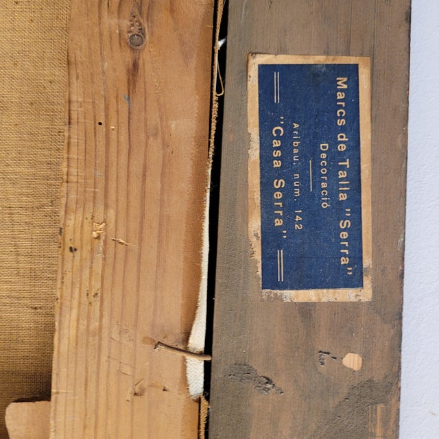 Francesc d'Assis Planas Doria, Catalan School, Setembre, 20th Century, Oil on Canvas, Framed For Sale - Image 15 of 16