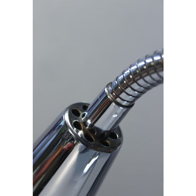 Silver Industrial Chrome Desk Lamp from Jumo, France, 1950s For Sale - Image 8 of 14
