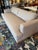Taupe SVN Interiors Bespoke Tailored Taupe With Oak Wood Sofa For Sale - Image 8 of 12