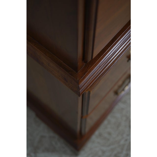 Harden Cherry Triple Stack Chippendale High Chest For Sale - Image 11 of 16