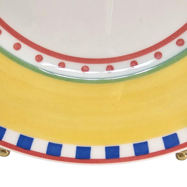 Ceramic Villeroy & Boch Twist Bea German Fine China Salad Plates, Set of 4 For Sale - Image 7 of 10