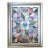 Framed Handmade Nature Themed Paper Collage For Sale