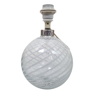 Vintage Swirl Table Lamp from Holmegaard, 1970s For Sale