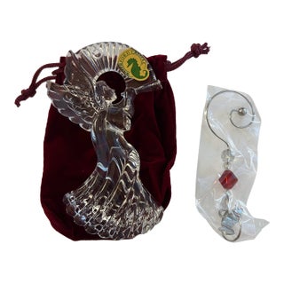 2017 Waterford Crystal Angel Christmas Tree Ornament For Sale