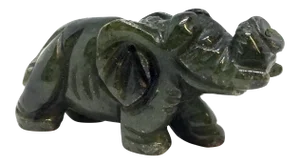 Hand Carved Tiny Jade Elephant