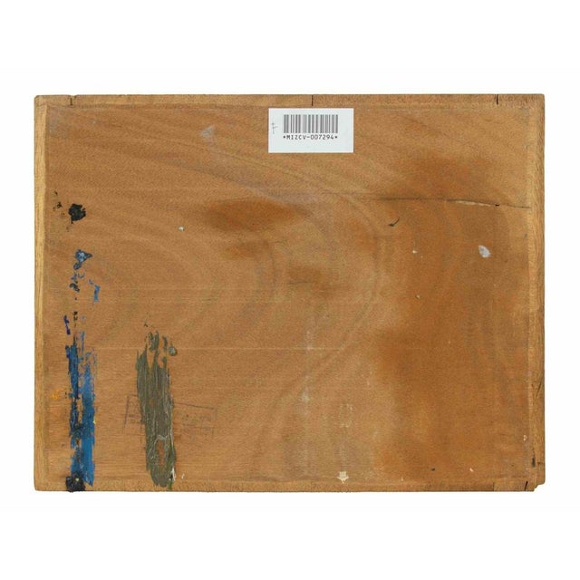 Modern Francesco Settimj, Mountain Landscape, Oil Painting, 1930s For Sale - Image 3 of 4