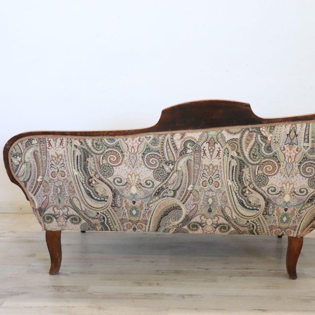 Antique Walnut Sofa, 1800s For Sale - Image 6 of 11