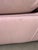 Vintage Postmodern 1990’s Sculptural Pink Leather Sofa For Sale - Image 12 of 12