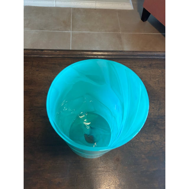 Contemporary Kosta Boda Glass Vase For Sale - Image 3 of 11