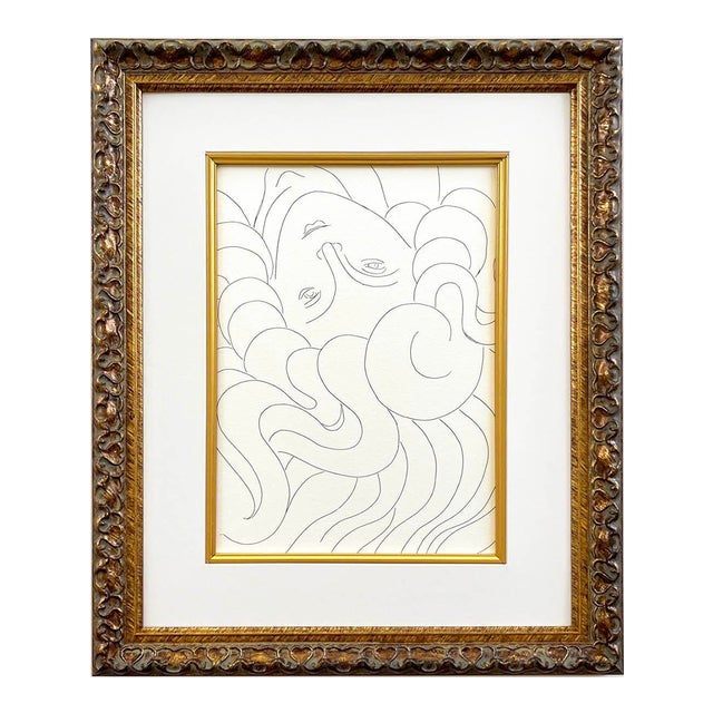 1970s Henri Matisse 129 La Chevelure Framed For Sale