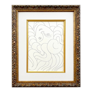 1970s Henri Matisse 129 La Chevelure Framed