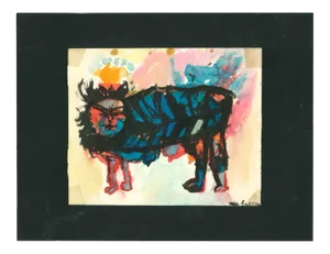 Sergio Barletta, Minotaur, Original Watercolor, 1946