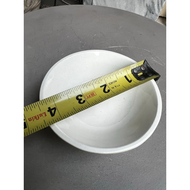 Ceramic 1970s Italian Braided Ceramic Bowl With Yellow Hand Painted Details For Sale - Image 7 of 7