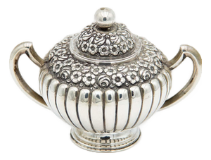 Gummed Silver Sugar Bowl