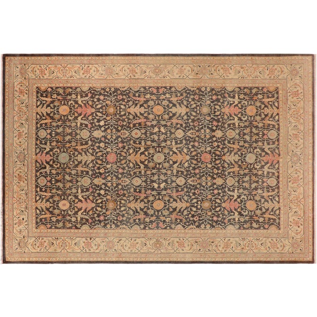 Lavastone Green/Gray Wool Rug - 9'10'' X 13'9'' For Sale - Image 9 of 10